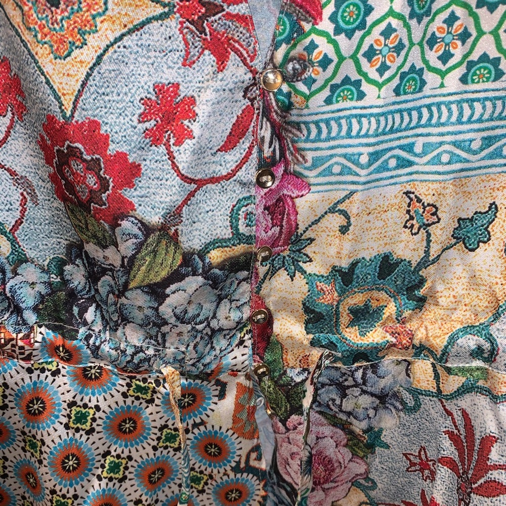 Zara patchwork shirt - Picture 9 of 10